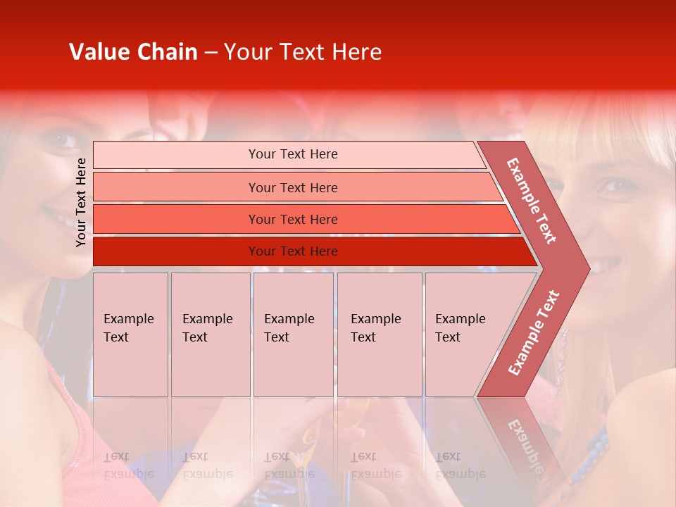 Successful Christmas Partying PowerPoint Template