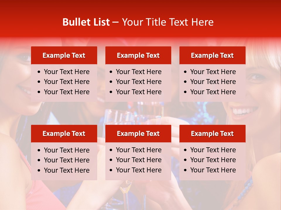 Successful Christmas Partying PowerPoint Template