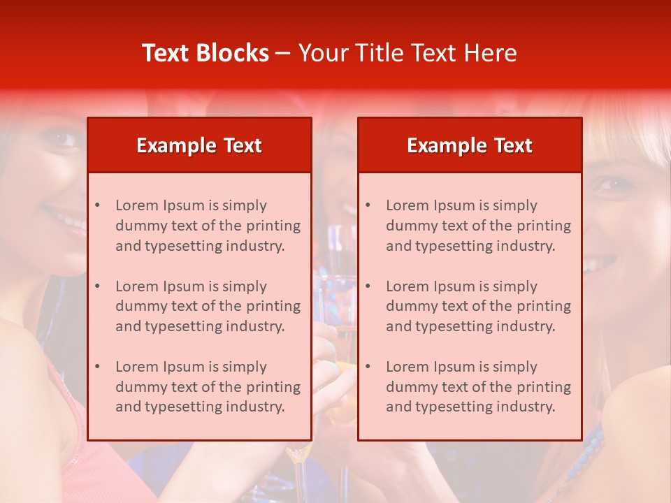 Successful Christmas Partying PowerPoint Template