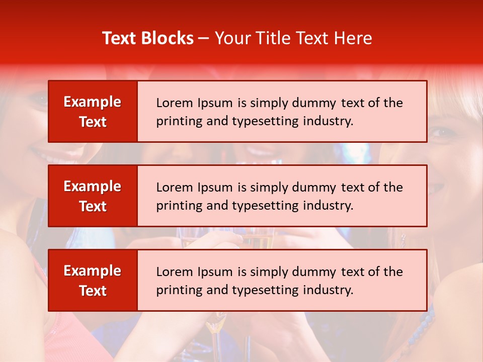 Successful Christmas Partying PowerPoint Template