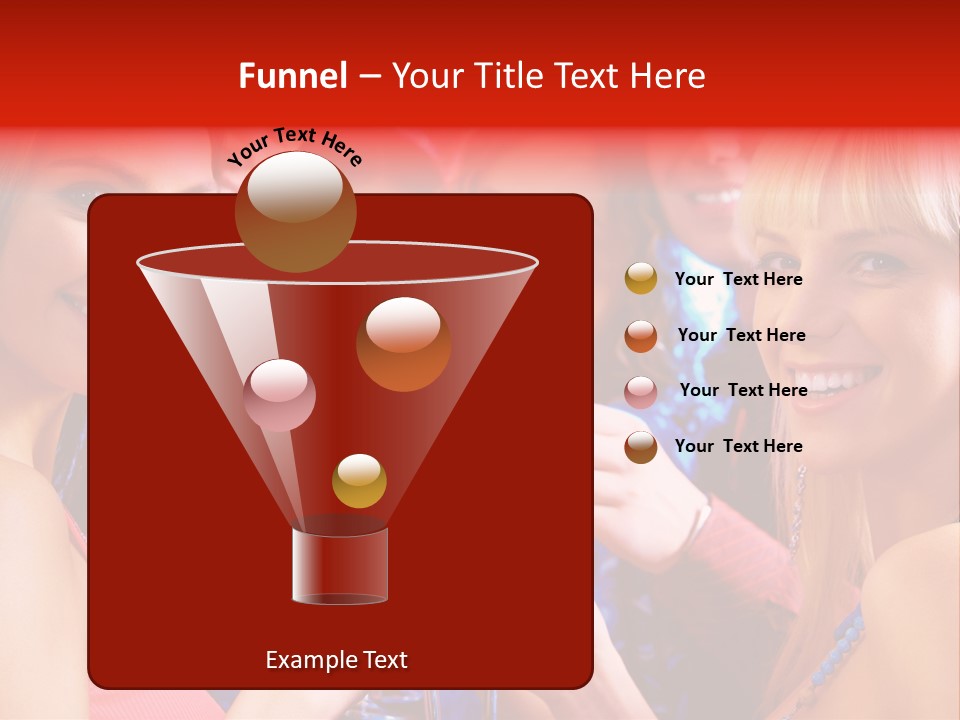 Successful Christmas Partying PowerPoint Template