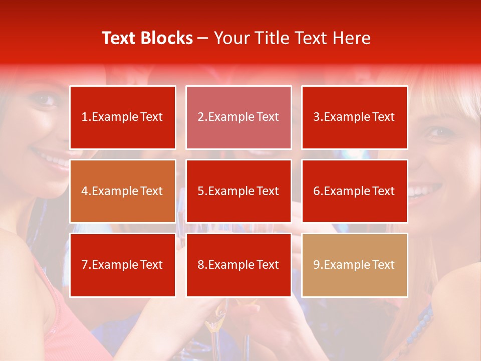 Successful Christmas Partying PowerPoint Template