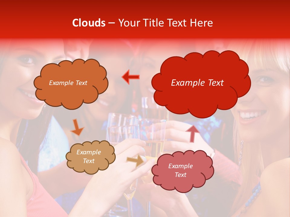 Successful Christmas Partying PowerPoint Template