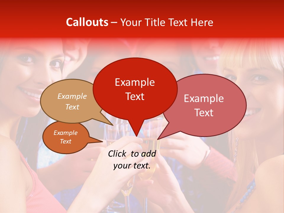 Successful Christmas Partying PowerPoint Template