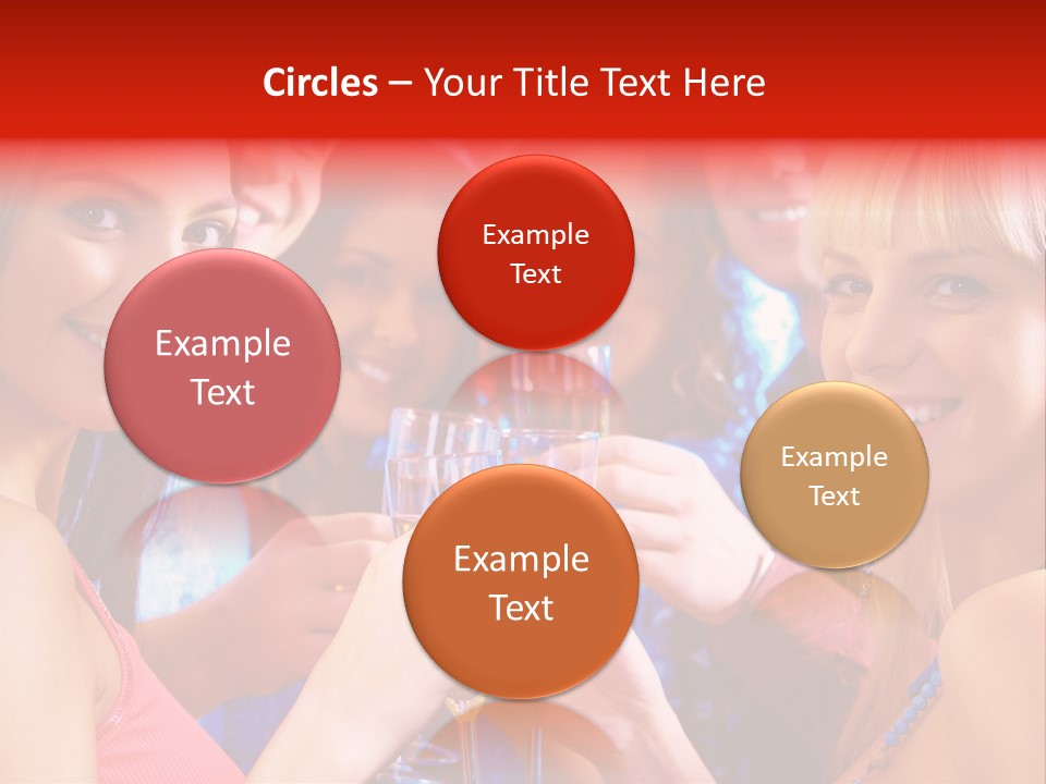 Successful Christmas Partying PowerPoint Template