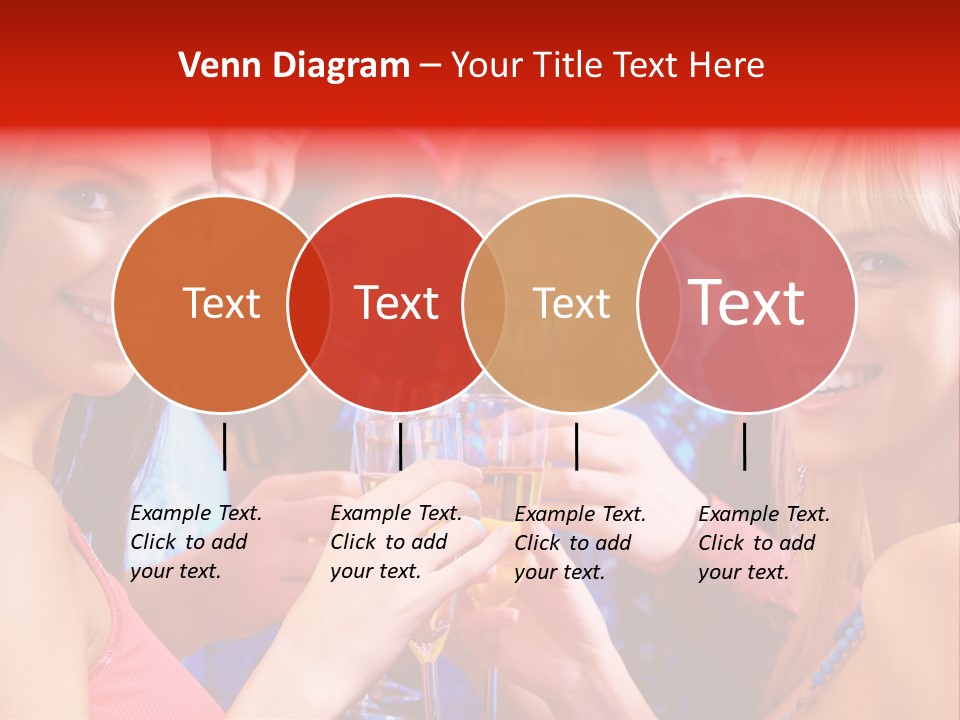 Successful Christmas Partying PowerPoint Template