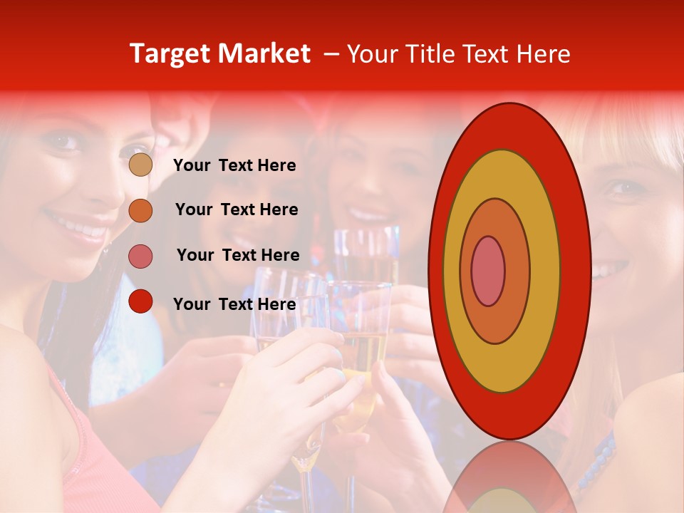 Successful Christmas Partying PowerPoint Template