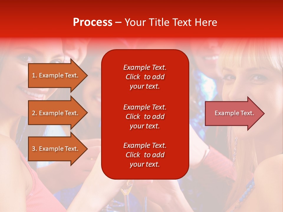 Successful Christmas Partying PowerPoint Template
