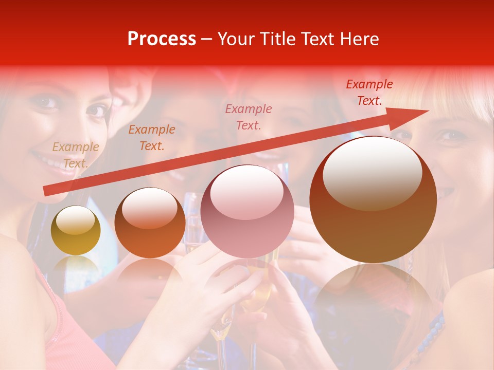 Successful Christmas Partying PowerPoint Template