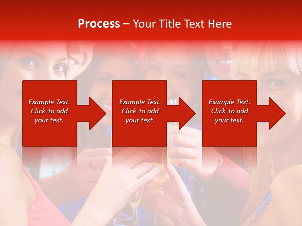 Successful Christmas Partying PowerPoint Template