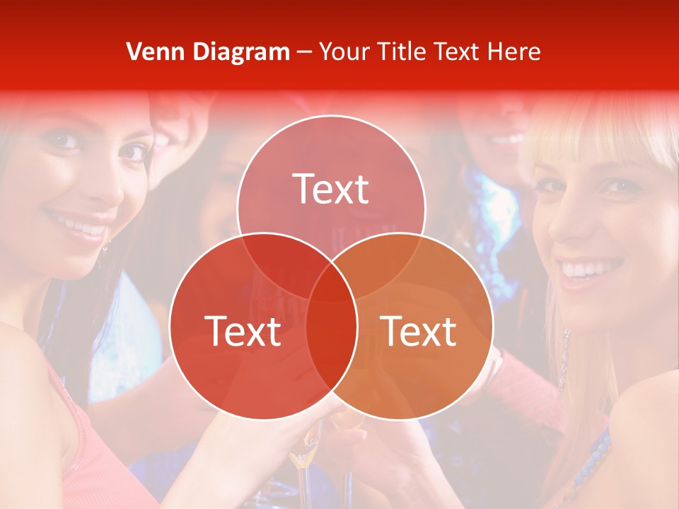 Successful Christmas Partying PowerPoint Template