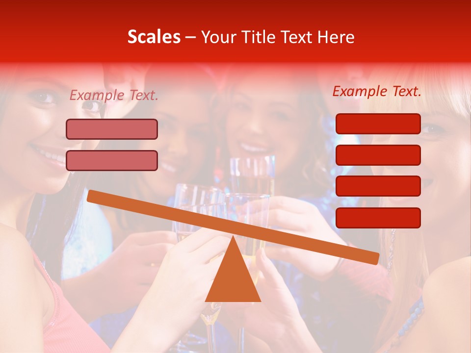 Successful Christmas Partying PowerPoint Template