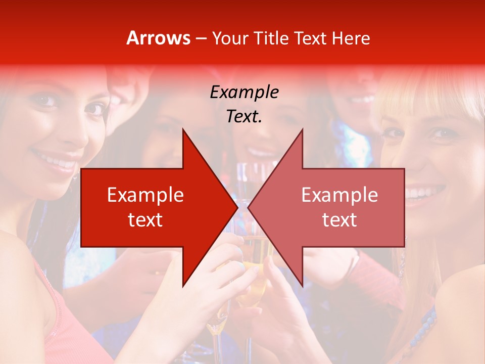 Successful Christmas Partying PowerPoint Template