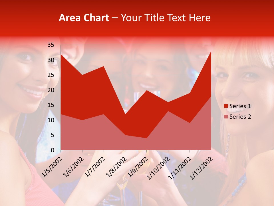 Successful Christmas Partying PowerPoint Template