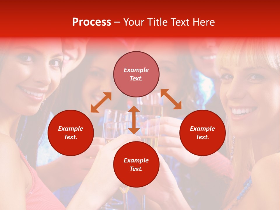 Successful Christmas Partying PowerPoint Template