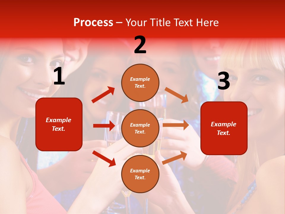 Successful Christmas Partying PowerPoint Template
