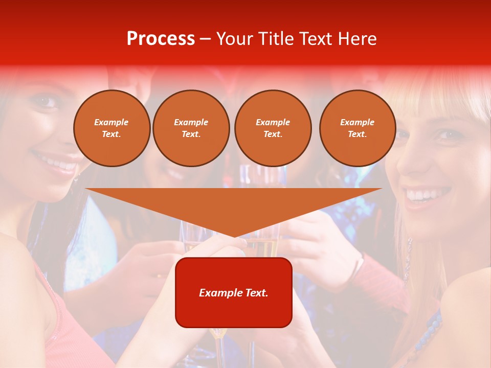 Successful Christmas Partying PowerPoint Template