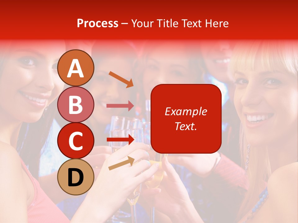 Successful Christmas Partying PowerPoint Template