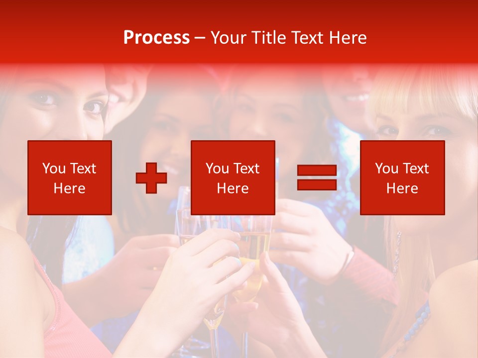 Successful Christmas Partying PowerPoint Template