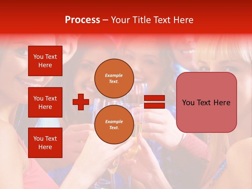 Successful Christmas Partying PowerPoint Template