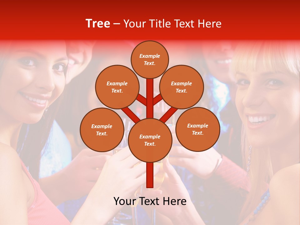 Successful Christmas Partying PowerPoint Template