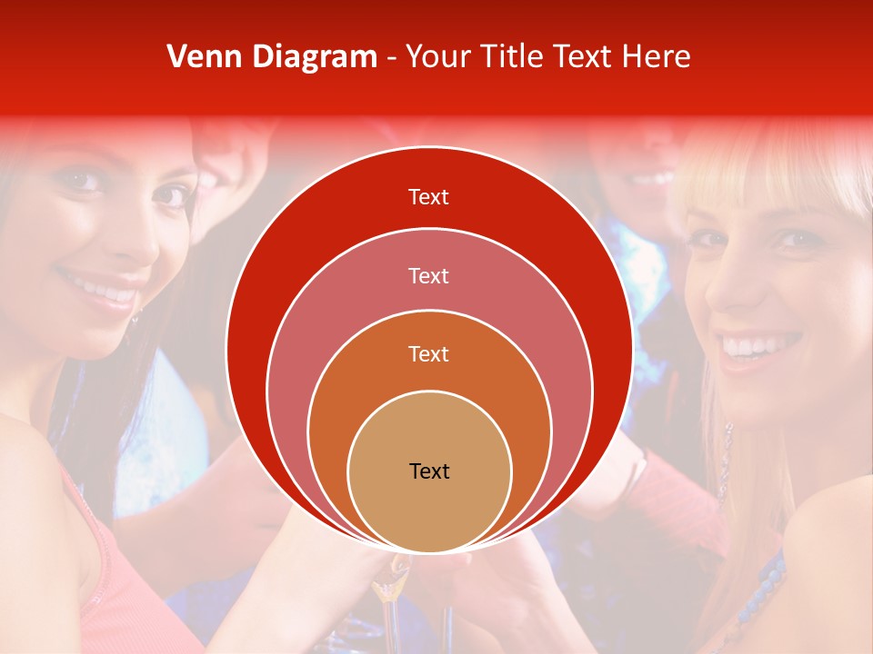 Successful Christmas Partying PowerPoint Template