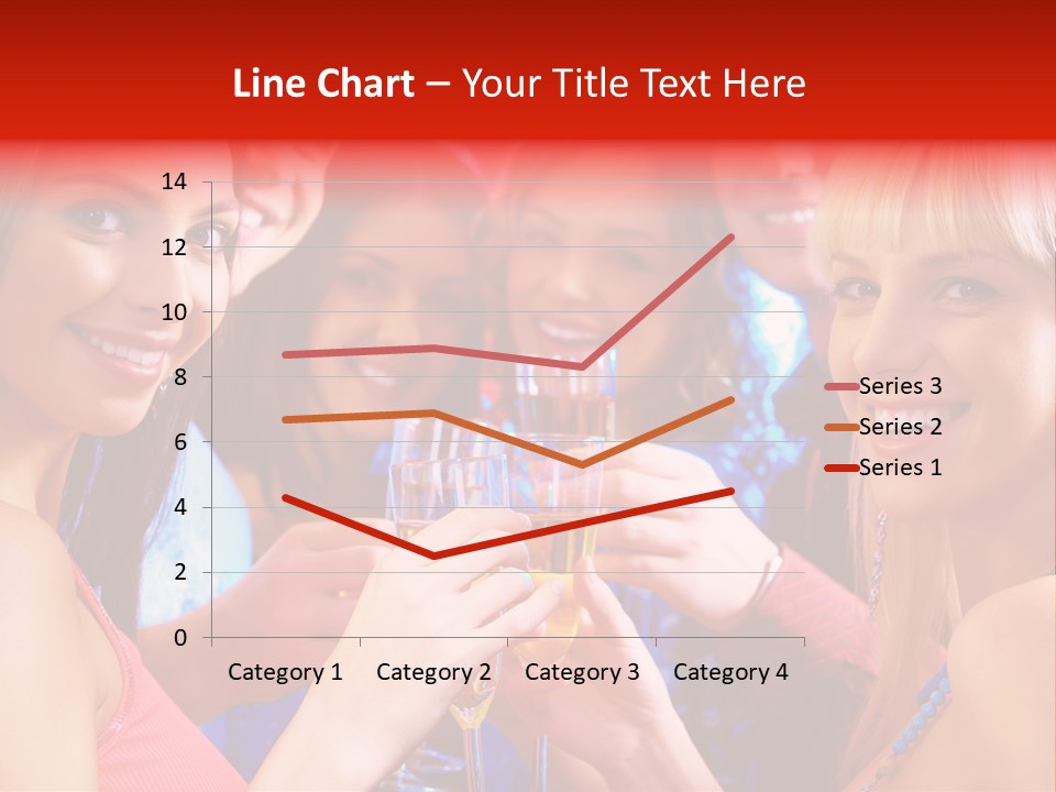 Successful Christmas Partying PowerPoint Template