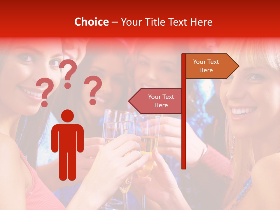 Successful Christmas Partying PowerPoint Template