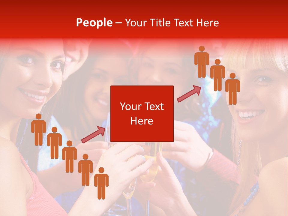 Successful Christmas Partying PowerPoint Template