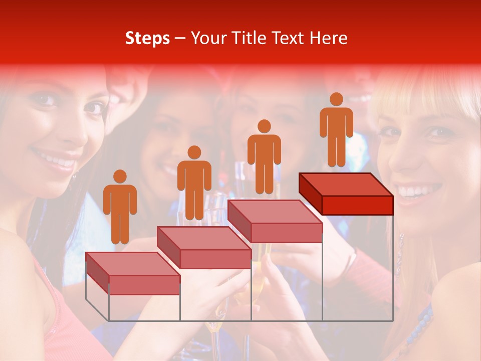 Successful Christmas Partying PowerPoint Template