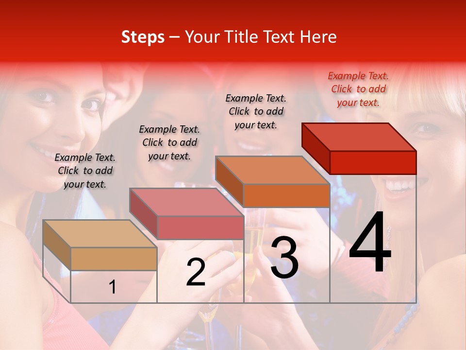 Successful Christmas Partying PowerPoint Template