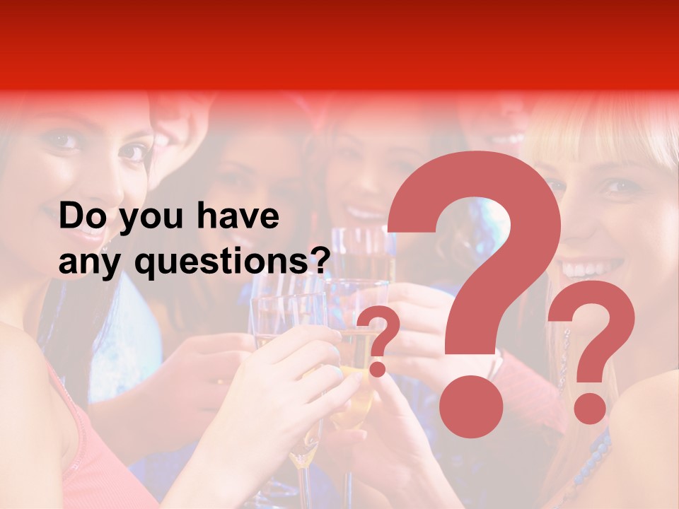 Successful Christmas Partying PowerPoint Template