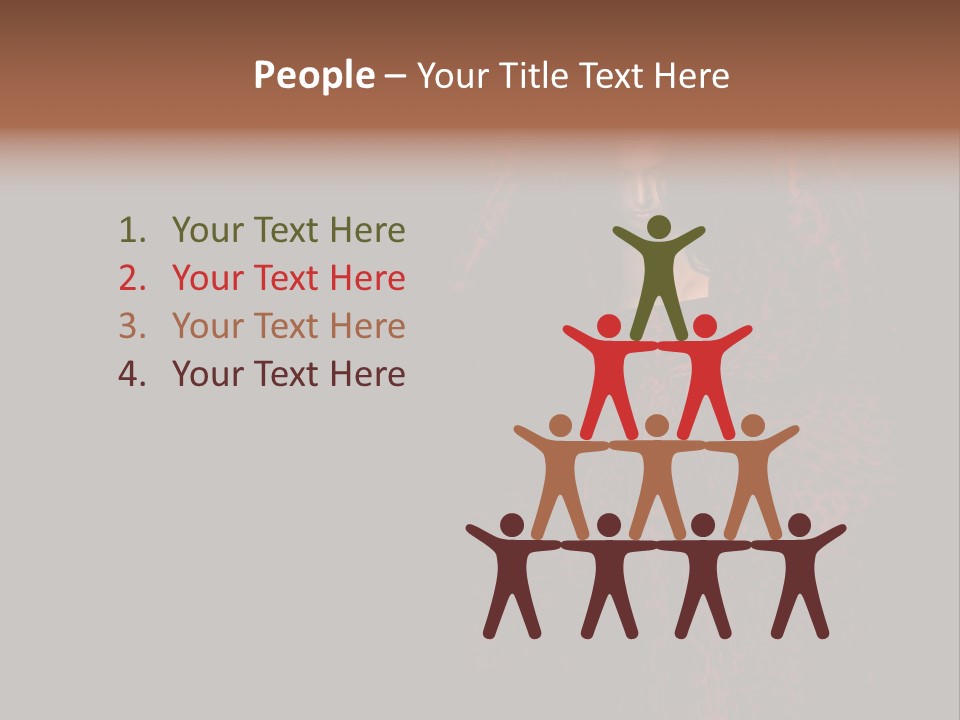 Happy People Management PowerPoint Template