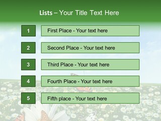 Chamomile Botany Aromatherapy PowerPoint Template