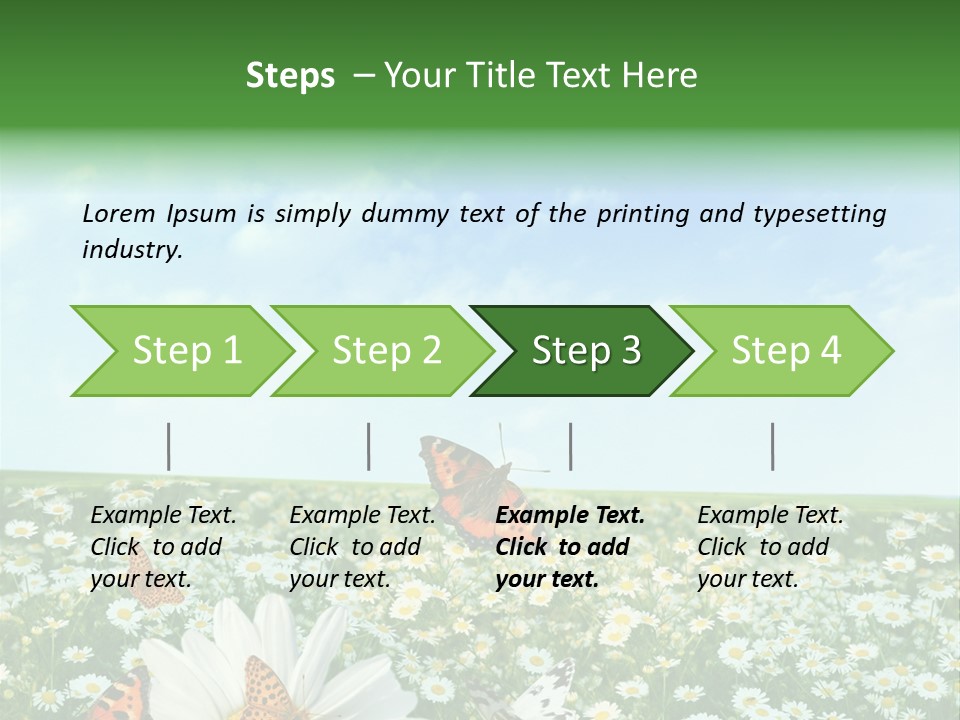 Chamomile Botany Aromatherapy PowerPoint Template