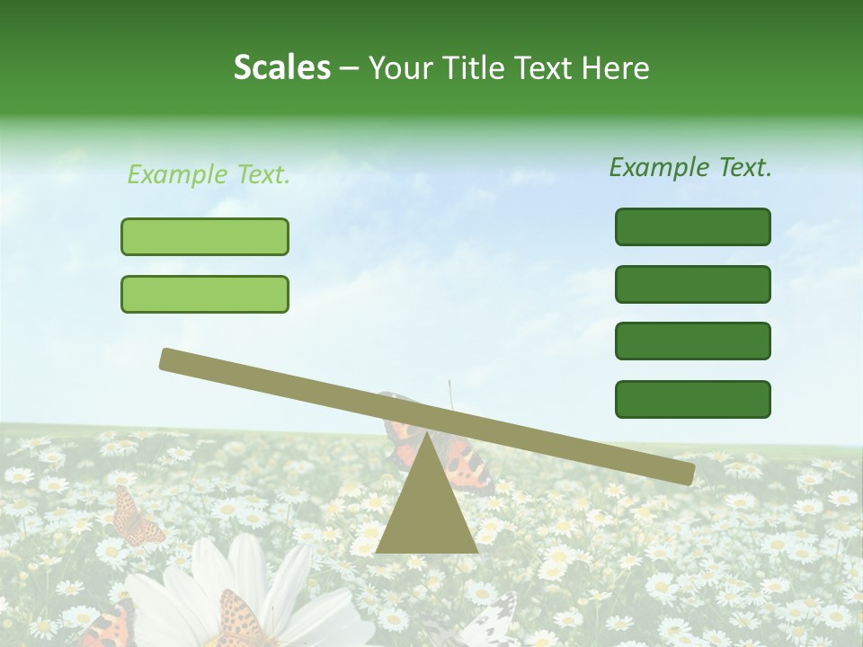 Chamomile Botany Aromatherapy PowerPoint Template
