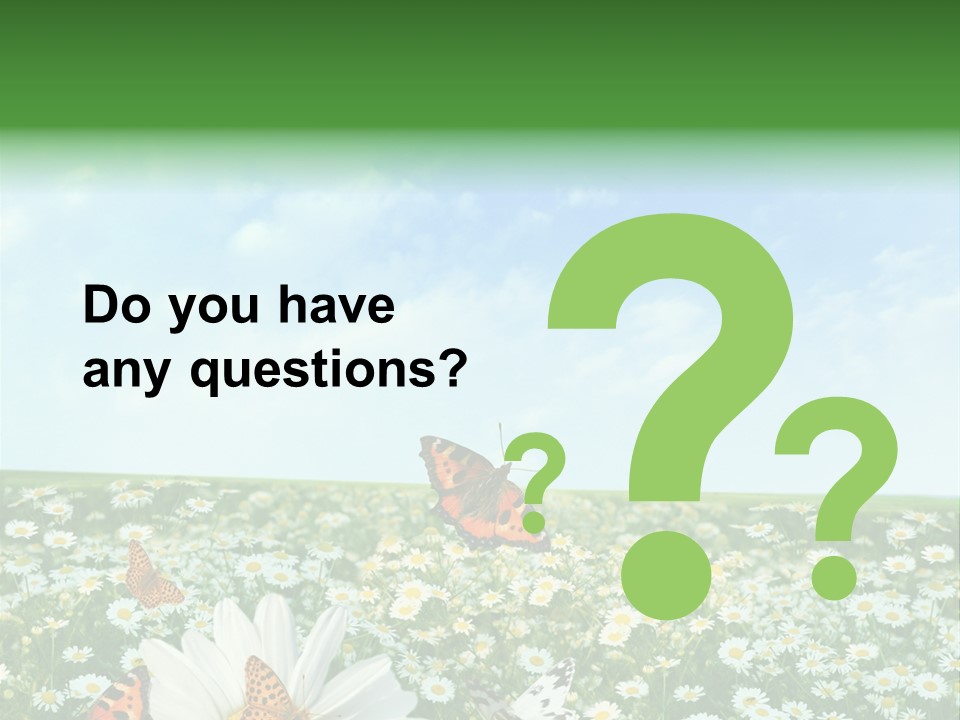 Chamomile Botany Aromatherapy PowerPoint Template