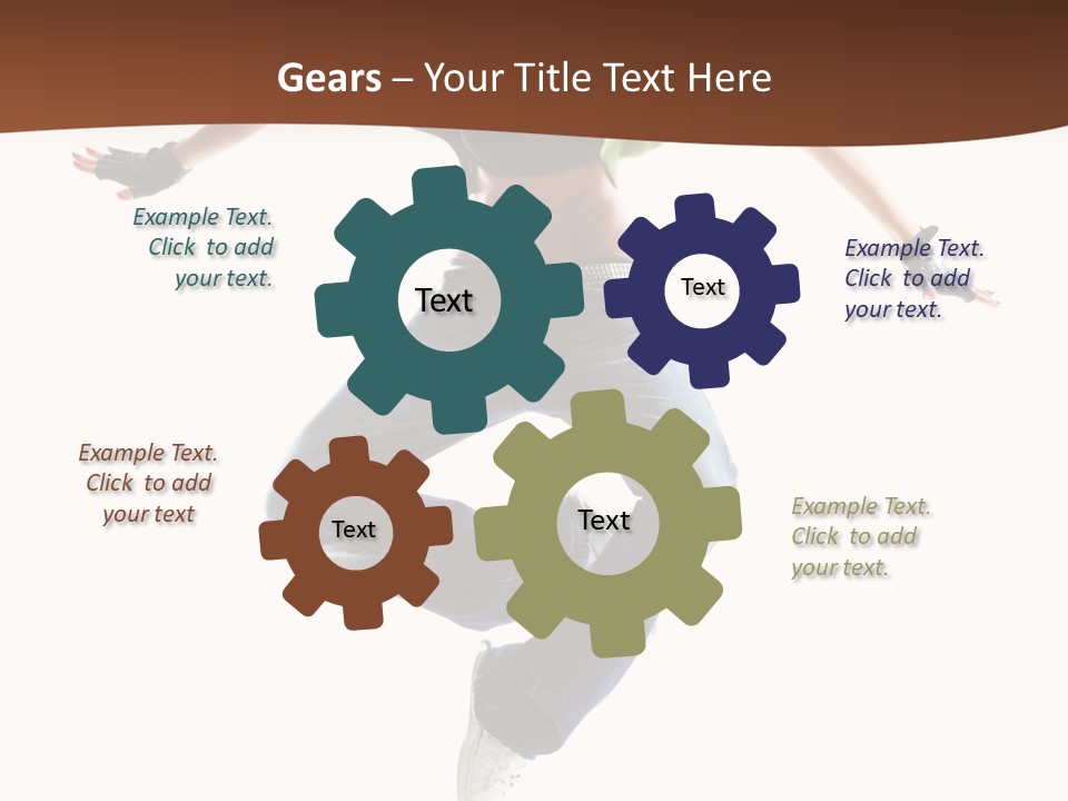 Balance Teenager Performance PowerPoint Template