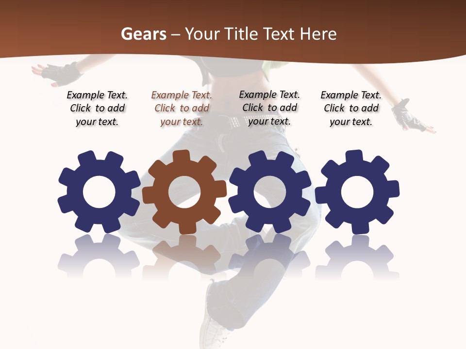 Balance Teenager Performance PowerPoint Template