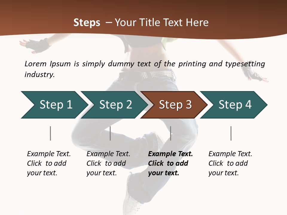 Balance Teenager Performance PowerPoint Template