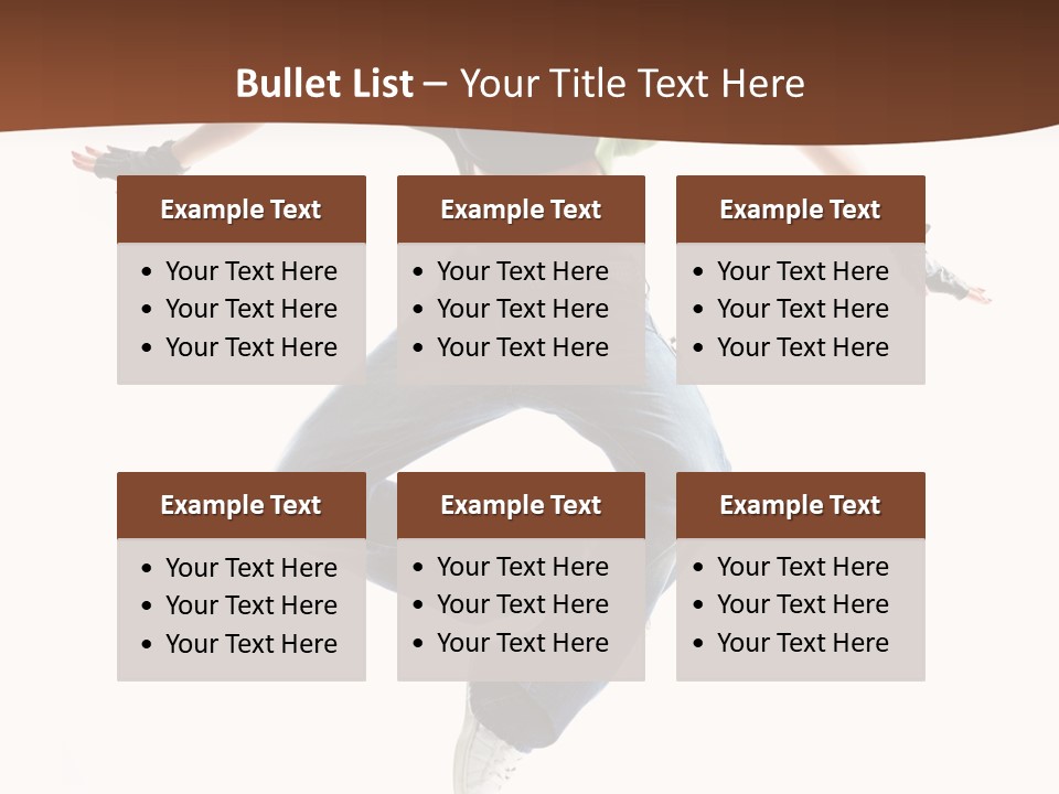 Balance Teenager Performance PowerPoint Template