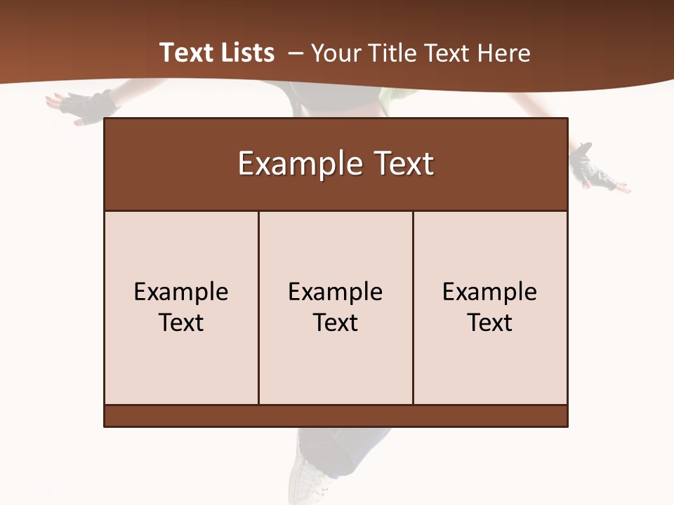 Balance Teenager Performance PowerPoint Template