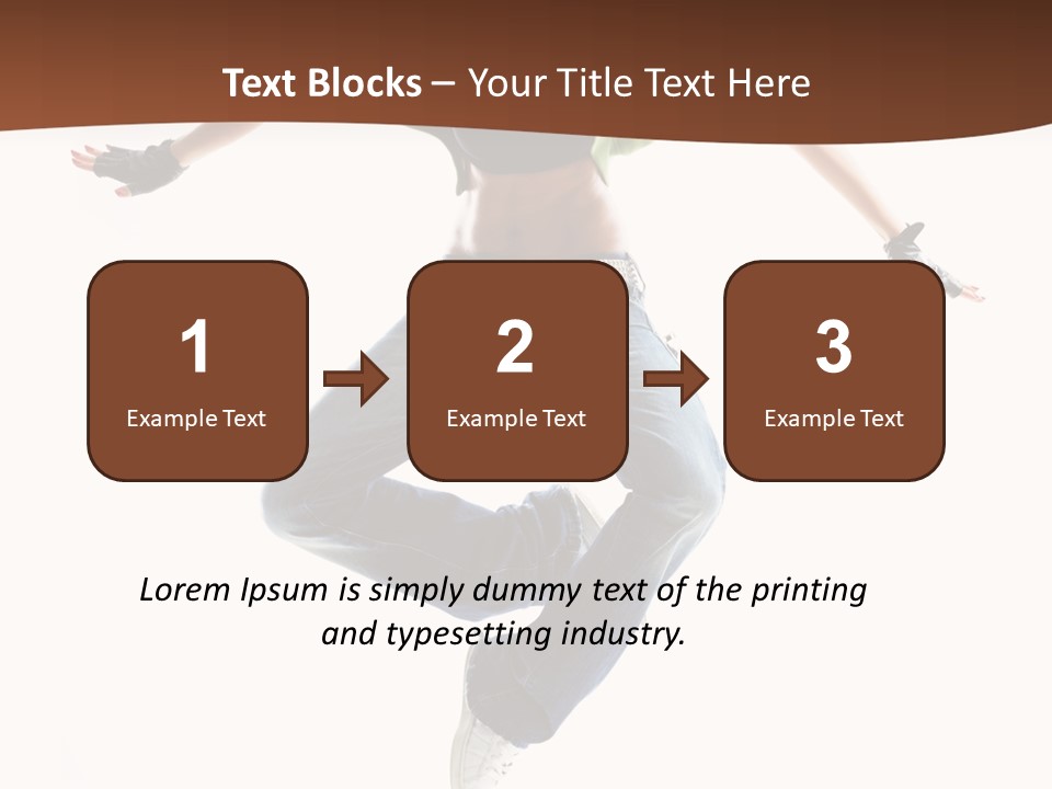 Balance Teenager Performance PowerPoint Template