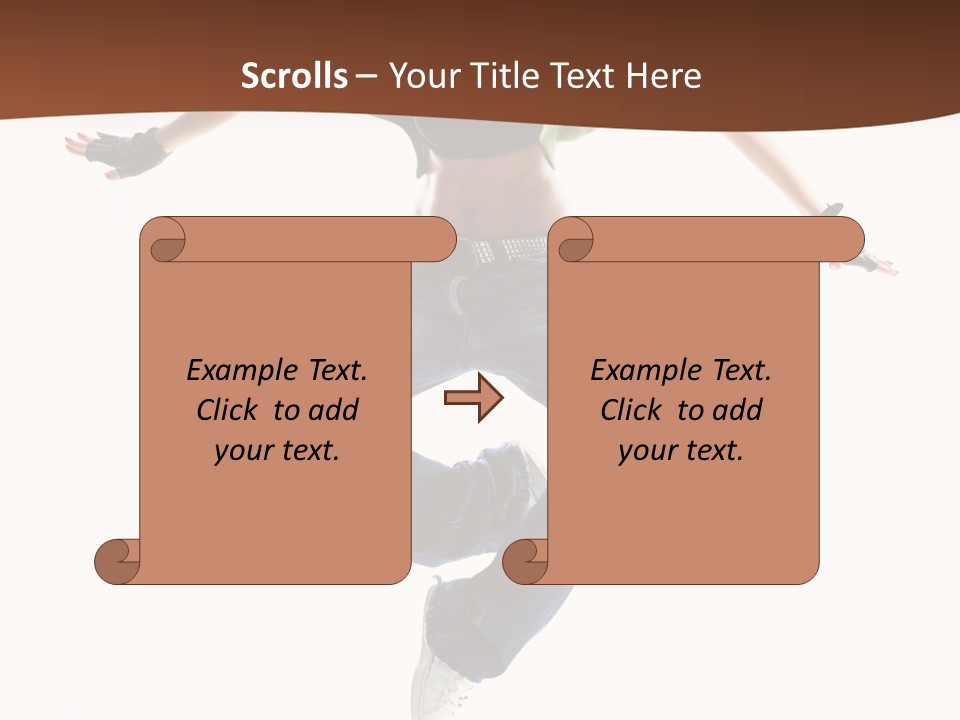 Balance Teenager Performance PowerPoint Template