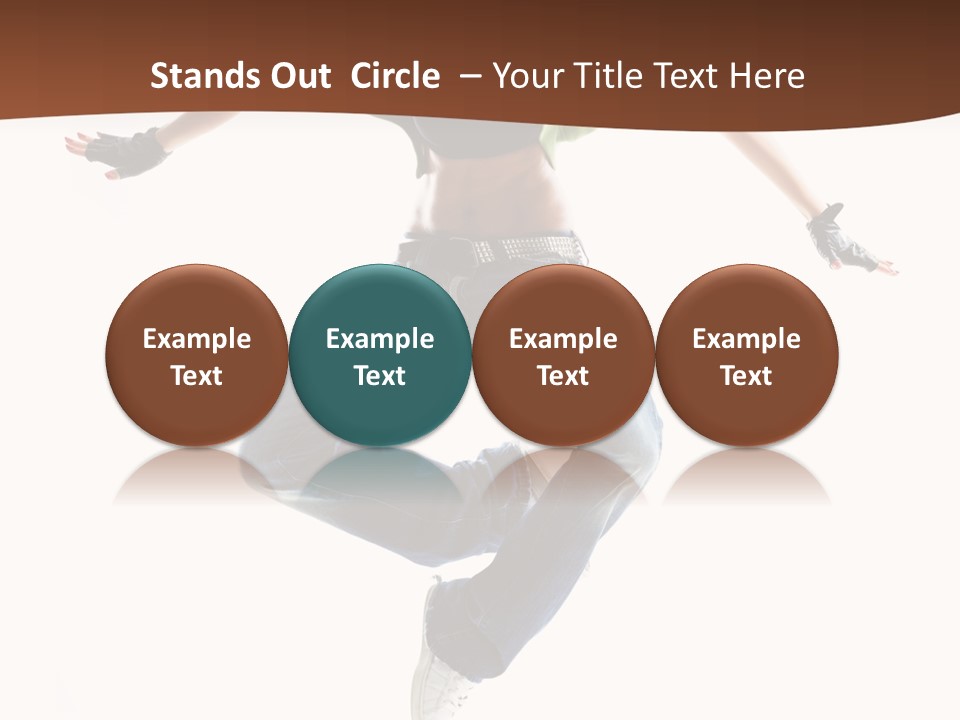 Balance Teenager Performance PowerPoint Template