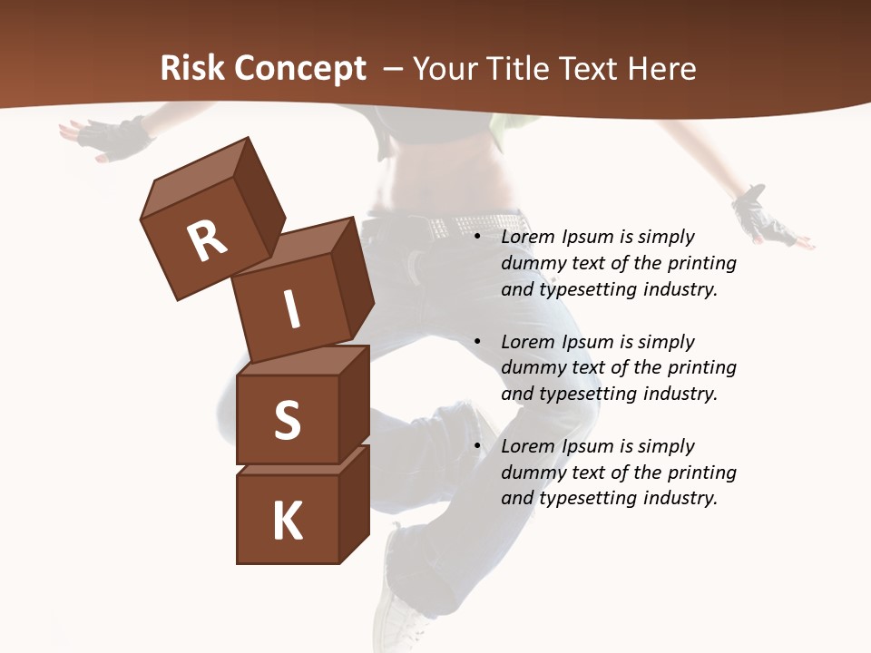 Balance Teenager Performance PowerPoint Template