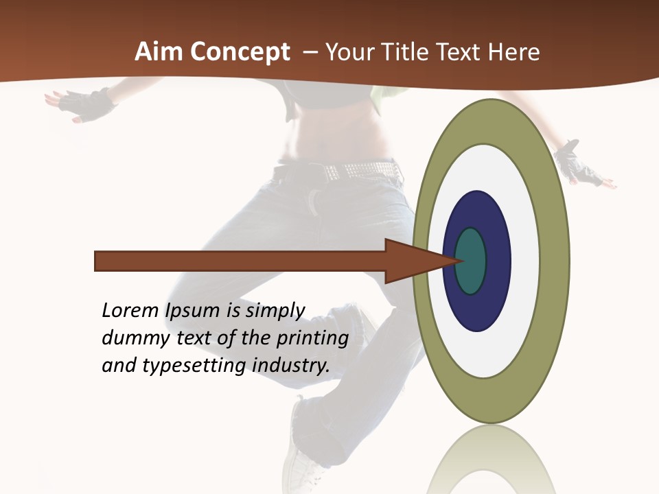 Balance Teenager Performance PowerPoint Template