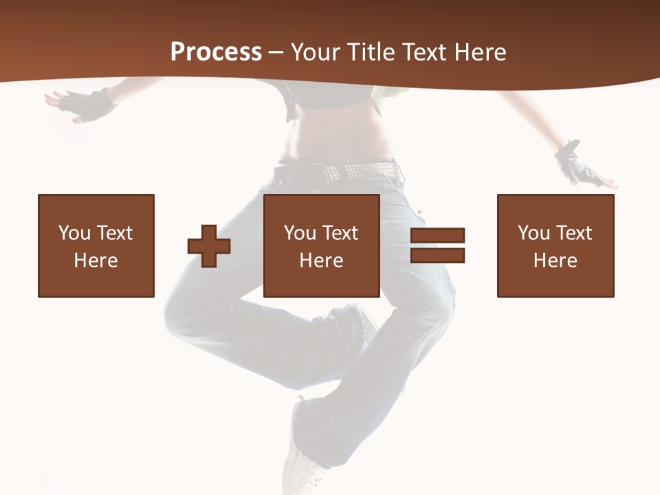 Balance Teenager Performance PowerPoint Template