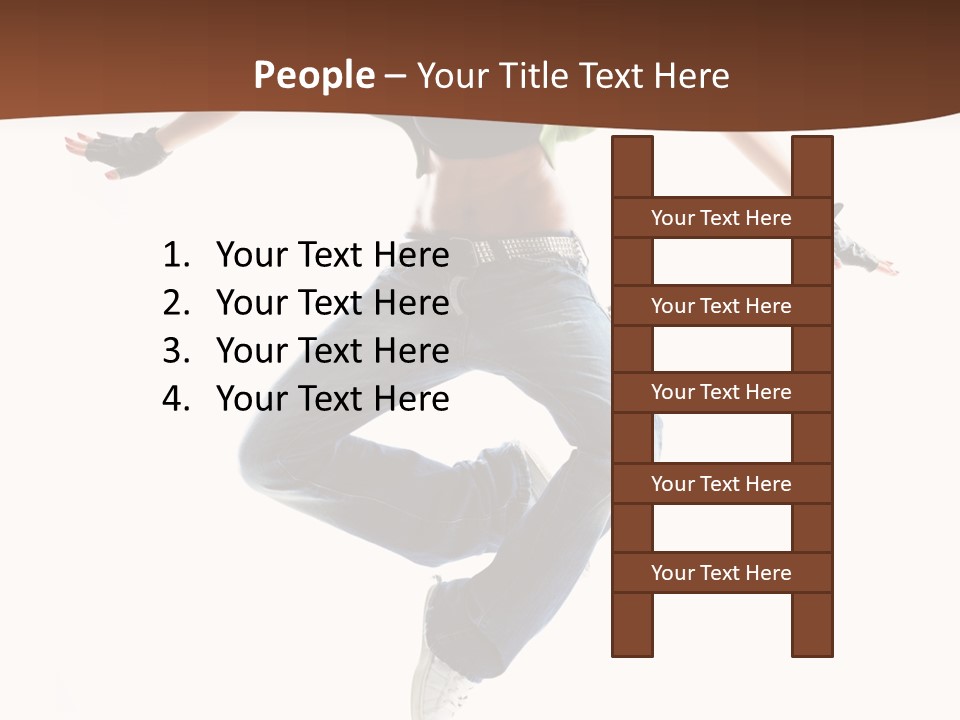 Balance Teenager Performance PowerPoint Template