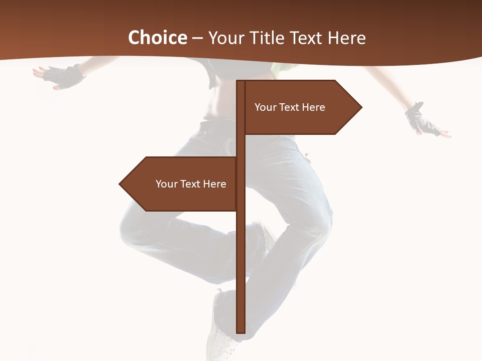 Balance Teenager Performance PowerPoint Template